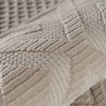 Kurzflorteppich Luxury 6100 Polyester - Hellbeige - 80 x 150 cm