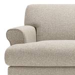 Sofa Ginger (3-Sitzer) Flachgewebe - Flachgewebe Shina: Beige - Schwarz