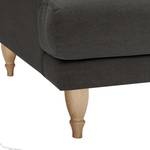 Sofa Ginger (3-Sitzer) Baumwollstoff - Baumwollstoff Nela: Grau - Eiche Hell