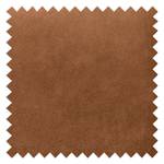 Repose-pieds capitonné Powder Imitation cuir - Microfibre Hila: Marron doré - Chêne clair