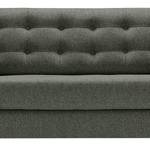 Sofa Powder (2-Sitzer) Flachgewebe - Flachgewebe Shina: Grau - Schwarz