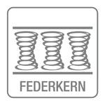 Polsterhocker Powder Flachgewebe - Flachgewebe Shina: Hellgrau - Schwarz