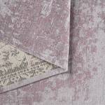 Laagpolig vloerkleed Carina IV katoen/polyester - Oud pink/Grijs - 120 x 170 cm