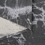 Kurzflorteppich Carina V Baumwolle / Polyester - Schwarz - 160 x 230 cm