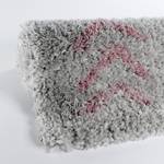 Shaggy-vloerkleed Ethno 8685 polypropeen - Grijs/pink - 80 x 150 cm
