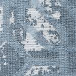 Kurzflorteppich Carina III Baumwolle / Polyester - Jeansblau - 120 x 170 cm