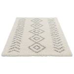 Shaggy Ethno 8685 Polypropylen - Grau / Creme - 120 x 170 cm