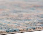 Vloerkleed Mystik II geweven stof - blauw - 70 x 140 cm