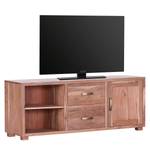 TV-Lowboard Valenton II Akazie massiv / Rattan