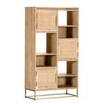 Highboard Rumilly Rattangeflecht / Mango massiv