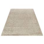 Tapis shaggy Live Nature II Fibres synthétiques - Gris sable - 200 x 200 cm