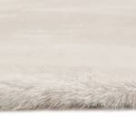 Hoogpolig vloerkleed Alice II polyester - Lichtgrijs - 80 x 150 cm