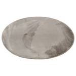 Hoogpolig vloerkleed Alice I polyester - Donkergrijs - Diameter: 150 cm