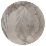 Hochflorteppich Alice I Polyester - Dunkelgrau - Durchmesser: 200 cm