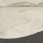 Hoogpolig vloerkleed Alice I polyester - Crème - Diameter: 200 cm