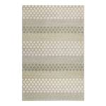 Teppich Spotted Stripe Kunstfaser - Olivgrün / Beige - 160 x 225 cm