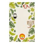 Tapis enfant Safari Fibres synthétiques - Beige / Vert - 160 x 225 cm