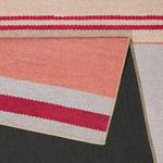 Tapis Cleft Polyester - Gris / Rose - 60 x 100 cm