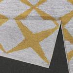 Laagpolig vloerkleed Caledon polyester - beige/mosterdgeel - 160 x 230 cm