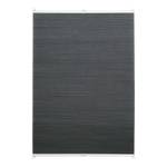 Store plissé sans perçage Save Polyester / Aluminium - Gris foncé - 75 x 130 cm