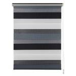 Klemmfix duo-rolgordijn just-triple polyester - Antracietkleurig/grijs - 60 x 160 cm