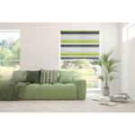 Store double just-triple sans perçage Polyester - Vert pomme / Gris - 100 x 160 cm