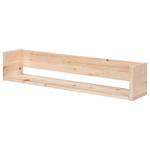 Wandboard Zirbenholz Braun - Massivholz - 76 x 22 x 16 cm