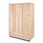 Armoire pin sylvestre suisse Marron - Bois massif - 135 x 194 x 61 cm