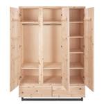 Draaideurkast Alpenden Bruin - Massief hout - 135 x 194 x 61 cm