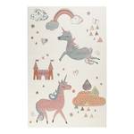 Kindervloerkleed Sunny Unicorn kunstvezels - Wit - 160 x 225 cm