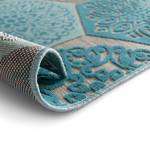 Tapis Flow Polypropylène - Turquoise / Gris