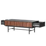 Table basse Sanvic Sheesham / Acacia massif - Sheesham / Anthracite