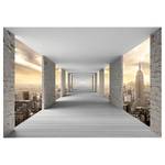 Fotobehang Skyward Corridor premium vlies - bruin - 250 x 175 cm