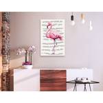 Schilderen op Nummer - Flamingo canvas - roze
