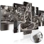 Acrylglasbild Silver Serenity Acrylglas - Grau - 200 x 100 cm