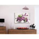 Schilderen op Nummer - Vase and Flowers canvas - wit