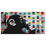 Schilderen op Nummer - Thoughtful Monkey canvas - meerdere kleuren