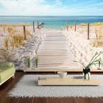 Vlies Fototapete Urlaub am Meer Premium Vlies - Mehrfarbig - 200 x 140 cm