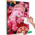 Ganesha nach Malen Zahlen -