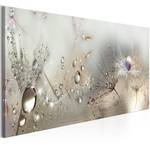 Wandbild Morning Song Leinwand - Grau - 120 x 40 cm