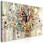 Tableau déco Tree of Life Toile - Multicolore - 70 x 35 cm