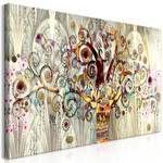 Wandbild Tree of Life Leinwand - Mehrfarbig - 120 x 60 cm