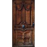 Deurbehang Luxury Door premium vlies - bruin - Breedte: 100 cm