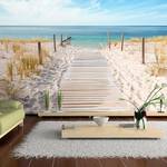 Vlies Fototapete Urlaub am Meer Premium Vlies - Mehrfarbig - 150 x 105 cm