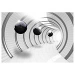 Vlies Fototapete Furistic Tunnel Premium Vlies - Schwarz - 150 x 105 cm