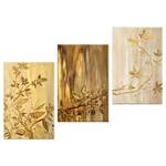 Afbeelding Gouden Bladeren canvas - goudkleurig