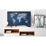 Korkbild Dark Blue World Kork - Blau - 90 x 60 cm