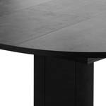 Tavolo da pranzo Binic I Ceramica scura - Larghezza: 110 cm - Nero