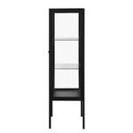 Highboard Aregno Glas / Metall - Schwarz - Breite: 55 cm