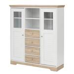 Highboard Rebais wit/beige